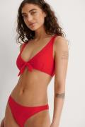 NA-KD Swimwear Återvunnen klassisk bikinitrosa - Red