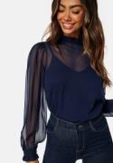 Happy Holly Dolores blouse Dark blue 36/38