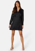 BUBBLEROOM Destinee wrap dress Black 42