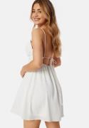 Bubbleroom Occasion Sunny Tie Back Dress White 34