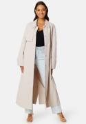 ONLY Lyng Mix Quiltted Trenchcoat Pumice Stone XS