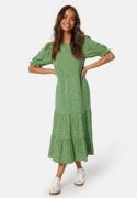 Happy Holly Tris Viscose Midi Dress Care Green/Patterned 44/46