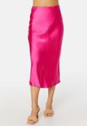 VILA Dinna HW Skirt Pink Yarrow 38