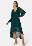 Bubbleroom Occasion Desiree High-Low Dress Dark green 42