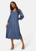 Happy Holly Lyra Viscose Dress Blue 52/54