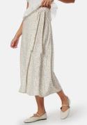 BUBBLEROOM Viscose Wrap Skirt Offwhite/Patterned XL