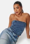 BUBBLEROOM Bustier Denim Top Medium denim 46