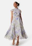 FOREVER NEW Freya Flutter Sleeve Midi Dress Floral 34