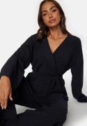 Happy Holly Structure Wrap Top Navy 40/42