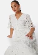 YAS Yaskanikka 2/4 Midi Dress Star White S