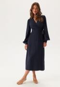 BUBBLEROOM Wrap Dress Navy 34