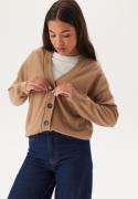 GANT Superfine Lambswool Cardigan Caramel Beige XS