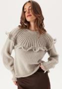 Pieces Pcrikka Ls Oneck Knit Dove L