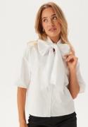 SELECTED FEMME Slfjuno 3/4 BOW SHIRT  Bright White 42