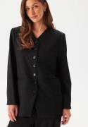 SELECTED FEMME Slfhedi Ls Relaxed Blazer Black Detail:Melange 42