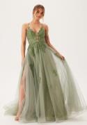 Christian Koehlert Tulle Evening Dress Peppermint Green 40