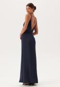 Bubbleroom Occasion Waterfall Mermaid Gown Dark blue 48