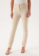 BUBBLEROOM Everly High Waist Stretchy Trousers Light beige 46