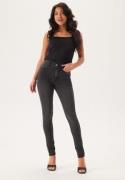 BUBBLEROOM High Full length Superstretch Jeans Dark grey 44