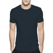 Bread and Boxer Cotton Crew Neck Marin ekologisk bomull Small Herr