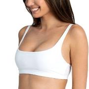 Bread and Boxers Soft Bra BH Vit ekologisk bomull Large Dam