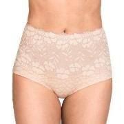 Miss Mary Jacquard And Lace Girdle Trosor Beige 52 Dam