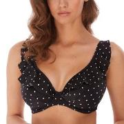 Freya Jewel Cove High Apex Bikini Top With J-Hook Svart M 75 Dam