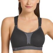 Anita BH Active Racerback Sports Bra Svart/Grå B 80 Dam