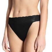 Calida Trosor Lycraspitze Tanga 21904 Svart 992 bomull 40-42 Dam