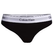 Calvin Klein Trosor Modern Cotton Plus Thong Svart XX-Large Dam