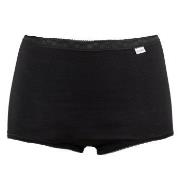 Damella Trosor Classic Cotton Maxi Brief Svart bomull X-Large Dam