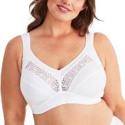 Swegmark BH Cotton Star Soft Bra Vit bomull C 95 Dam