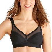 Swegmark BH Net Faitrade Cotton Soft Bra Svart ekologisk bomull C 95 D...