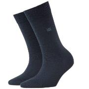 Burlington Strumpor Bloomsbury Wool Sock Marin Strl 36/41 Dam