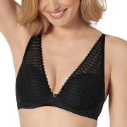 Triumph BH Aura Spotlight Plunge Bra Svart B 70 Dam