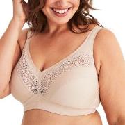 Swegmark BH Cotton Star Soft Bra Beige bomull B 95 Dam