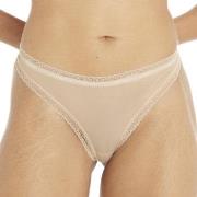 Calvin Klein Trosor Bottoms Up Refresh Thong Beige polyamid X-Small Da...