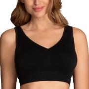Anita Lotta Bralette BH Svart nylon X-Large Dam