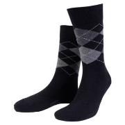 Amanda Christensen Strumpor True Ankle Argyle Sock Svart/Grå Strl 47/5...