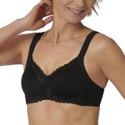 Triumph BH Modern Lace Cotton Soft Bra Svart A 80 Dam