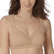 Triumph BH Modern Lace Cotton Soft Bra Beige A 85 Dam