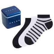 Falke Strumpor 3P Ankle Sock Happy Box Vit bomull Strl 43/46