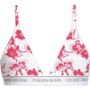 Calvin Klein BH CK One Cotton Triangle Bra Rosa blommig Medium Dam