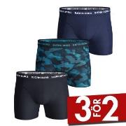 Björn Borg Kalsonger 3P Essential Shadeline Shorts Marin/Blå bomull XX...