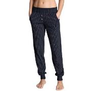 Calida Favourites Dreams Pants With Cuff Mörkblå bomull Large Dam