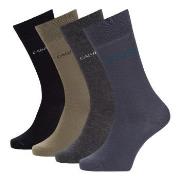 Calvin Klein Strumpor 4P Palmer Socks Gift Box Svart/Blå One Size Herr