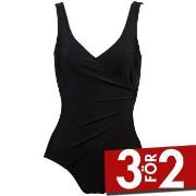 Damella Julia Basic Swimsuit Svart 36 Dam