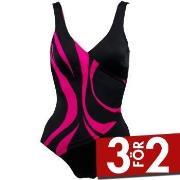 Damella Julia Basic Swimsuit Cerise 44 Dam