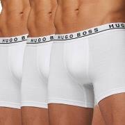 BOSS Kalsonger 3P Cotton Stretch Boxer Brief Long Vit bomull XX-Large ...