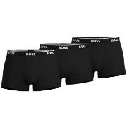 BOSS Kalsonger 3P Cotton Stretch Trunks Svart bomull X-Large Herr
